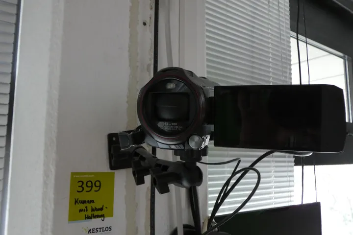 Kamera mit Wandhalterung